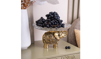 Фруктовница-конфетница Слон индийский-5 и чаша Sakura MEY-JI