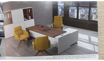 КОРТЕЗ  Стол руководителя  (KZ 22 ч.1,KZ18 ч.2,KZ18R ч.4, KZ-22R ч.3)