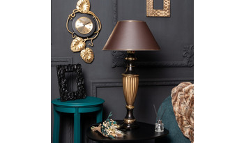 Светильник Ваза ребристая (СБ-19) Б+абажур №38 моко