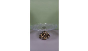 Фруктовница-конфетница Орхидея Лелия с чашей  Sakura MEY-JI