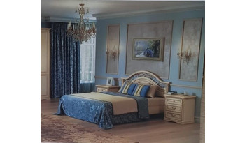 Джоконда Кровать двойная с ковкой без изножья 1800*2000 (спальня)