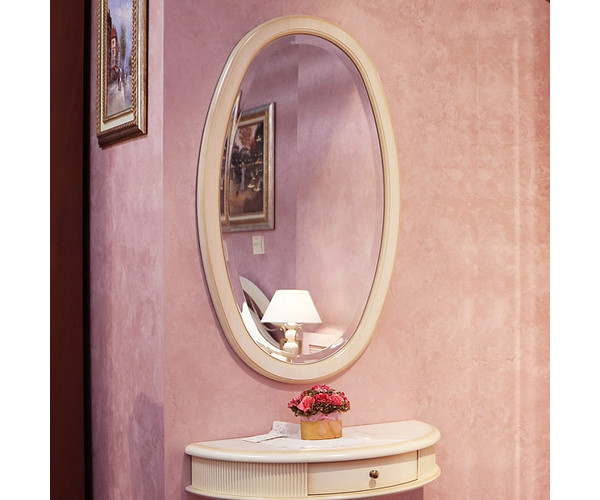 Джоконда Зеркало навесное овальное к столу консольному (прихожая)