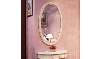 Джоконда Зеркало навесное овальное к столу консольному (прихожая)