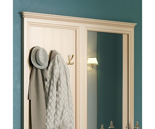 Джоконда Карниз К-2 двойной для комплекта вешалки и зеркала (прихожая)