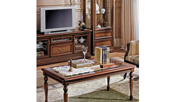 Джоконда Стол журнальный со стеклом (гостиная)