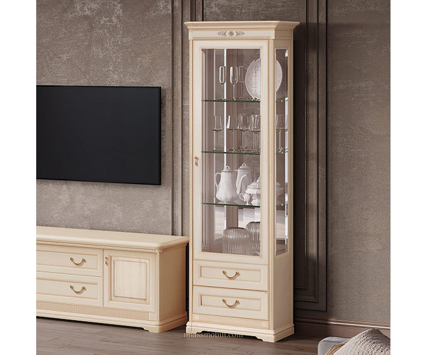 Джоконда Шкаф 1-дв с зеркалом (гостиная)