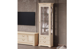 Джоконда Шкаф 1-дв с зеркалом (гостиная)