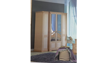 Джоконда Шкаф 4-дв с зеркалами (спальня)