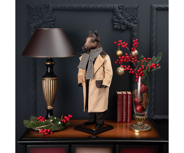 Коллекционная кукла Конь сэр Джон