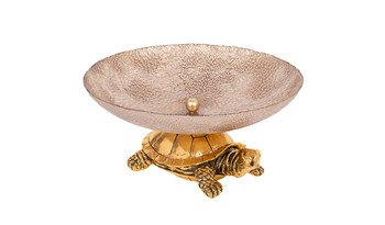 Фруктовница-конфетница Черепаха, блюдо "Лунный Босфор"